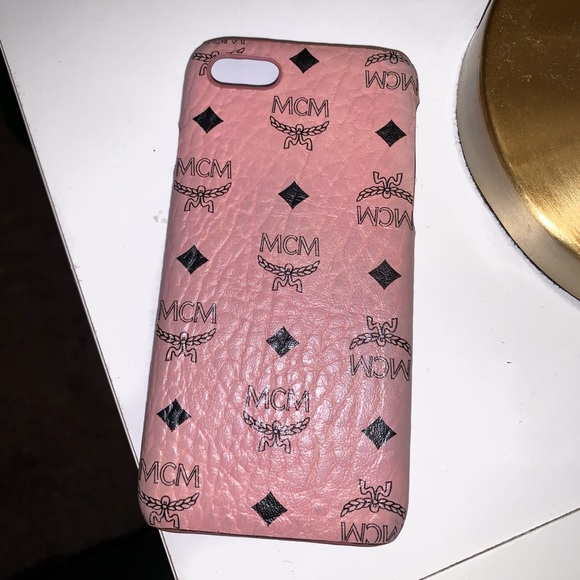 pink mcm phone case